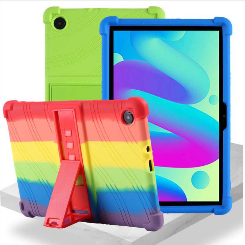Силиконов калъф за TCL Tab 10L Меко удароустойчиво покритие TCLTab10L Корпус против напукване Защитен държач за обвивка