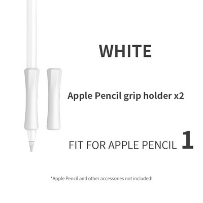 Minkštos rankenos silikoninis laikiklis Apple Pencil 1-am ir 2-ajam jutiklinio ekrano rašiklio rankenoms Apsauginis rašiklio dangtelis, neslystantis įbrėžimams