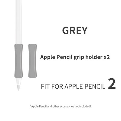 Minkštos rankenos silikoninis laikiklis Apple Pencil 1-am ir 2-ajam jutiklinio ekrano rašiklio rankenoms Apsauginis rašiklio dangtelis, neslystantis įbrėžimams