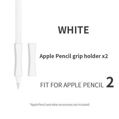 Minkštos rankenos silikoninis laikiklis Apple Pencil 1-am ir 2-ajam jutiklinio ekrano rašiklio rankenoms Apsauginis rašiklio dangtelis, neslystantis įbrėžimams