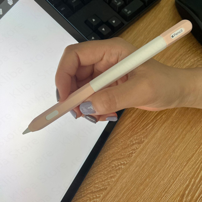Stylus Cover Silikonska futrola za olovku za Apple Pencil 1 2 Zaštitna futrola za olovku koja odgovara boji Neklizajuća protiv pada iPad Pen Pen 2 1 Cover