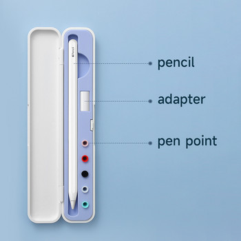 Кутия за Apple Pencil 2 1 Touch Pen Cover Кутия за съхранение за калъфи за моливи Apple iPad Аксесоари за писалка за iPad Стилус Преносим калъф за писец