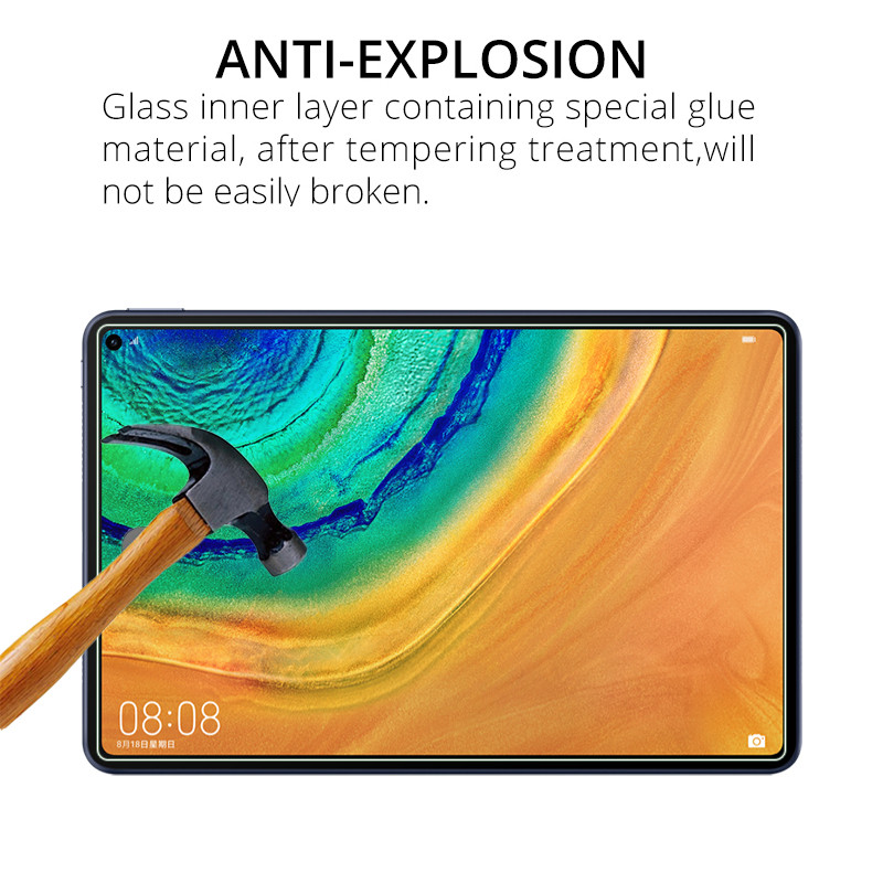 Zaštitna folija za ekran od kaljenog stakla 9H za Huawei MatePad Pro 10.8 2021 2020 Tablet Zaštitna folija za Mate Pad MRX-W09 W19 AL09