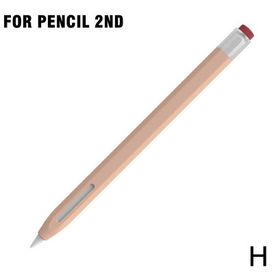 Silikona apvalks Apple zīmulim 1 2 futrālis silikona aizsargapvalka maisiņš 1. 2. paaudzes zīmuļa āda Apple irbulim