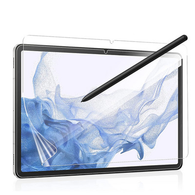 Samsung Galaxy Tab S8 Plus Ultra S7 FE S6 Lite A8 A7 Lite A képernyővédő fólia Írófestés matt puha papír tapintású fólia