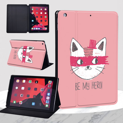 IPad 9th Case 2021 IPad 10.2 7th 8th Generation Case Funda Leather Cartoon Print iPad Mini 1 2 3 / Mini 4 5 / iPad 5th 6th Cover