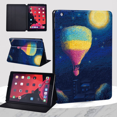 IPad 9th Case 2021 IPad 10.2 7th 8th Generation Case Funda Leather Cartoon Print iPad Mini 1 2 3 / Mini 4 5 / iPad 5th 6th Cover