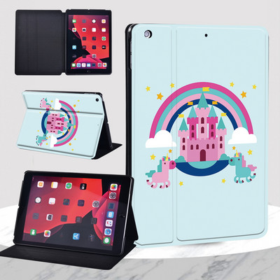 IPad 9th Case 2021 IPad 10.2 7th 8th Generation Case Funda Leather Cartoon Print iPad Mini 1 2 3 / Mini 4 5 / iPad 5th 6th Cover