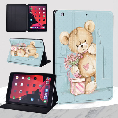 IPad 9th Case 2021 IPad 10.2 7th 8th Generation Case Funda Leather Cartoon Print iPad Mini 1 2 3 / Mini 4 5 / iPad 5th 6th Cover