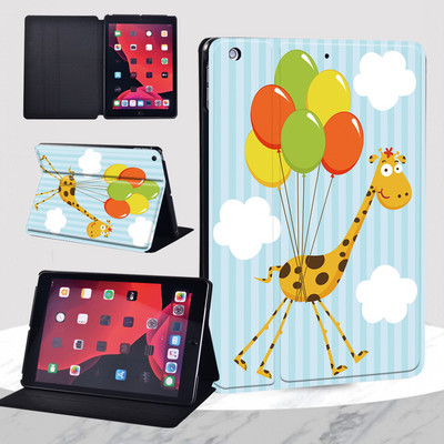 IPad 9th Case 2021 IPad 10.2 7th 8th Generation Case Funda Leather Cartoon Print iPad Mini 1 2 3 / Mini 4 5 / iPad 5th 6th Cover