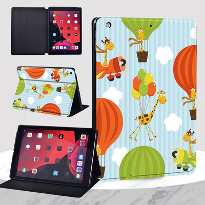 IPad 9th Case 2021 IPad 10.2 7th 8th Generation Case Funda Leather Cartoon Print iPad Mini 1 2 3 / Mini 4 5 / iPad 5th 6th Cover