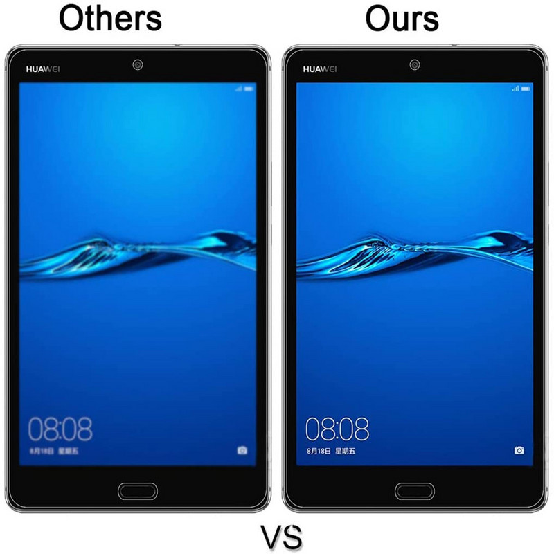 9H edzett üveg képernyővédő fólia Huawei MediaPad M3 Lite 8,0 hüvelykes CPN-W09 L09 AL00 ujjlenyomat védő táblagéphez