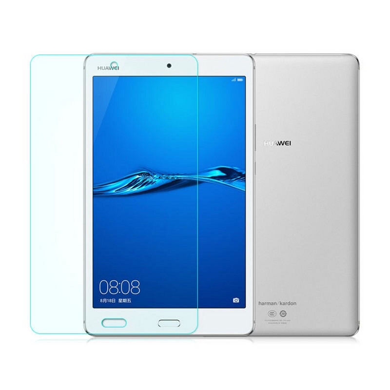 9H edzett üveg képernyővédő fólia Huawei MediaPad M3 Lite 8,0 hüvelykes CPN-W09 L09 AL00 ujjlenyomat védő táblagéphez