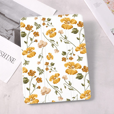 Tropical Flower Bud For Air 4 Silikonska maska za iPad Pro 2020 10.5 10.2 inča 8. generacije 7. 12.9 inča Automatic Wake Up Girl