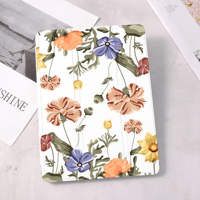 Tropical Flower Bud For Air 4 Silikonska maska za iPad Pro 2020 10.5 10.2 inča 8. generacije 7. 12.9 inča Automatic Wake Up Girl