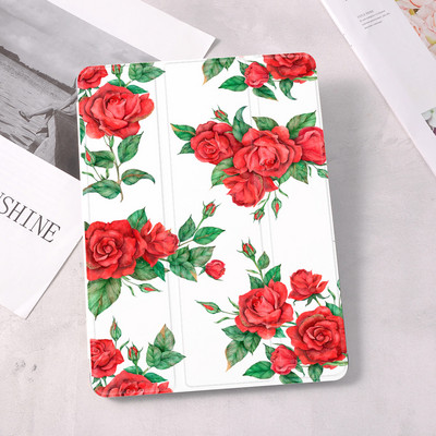 Tropical Flower Bud For Air 4 Silikonska maska za iPad Pro 2020 10.5 10.2 inča 8. generacije 7. 12.9 inča Automatic Wake Up Girl