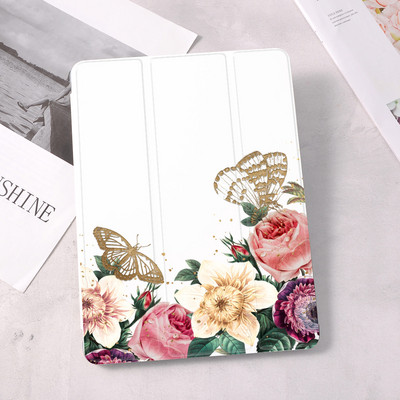 Tropical Flower Bud For Air 4 Silikonska maska za iPad Pro 2020 10.5 10.2 inča 8. generacije 7. 12.9 inča Automatic Wake Up Girl