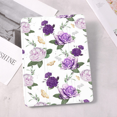 Tropical Flower Bud For Air 4 Silikonska maska za iPad Pro 2020 10.5 10.2 inča 8. generacije 7. 12.9 inča Automatic Wake Up Girl