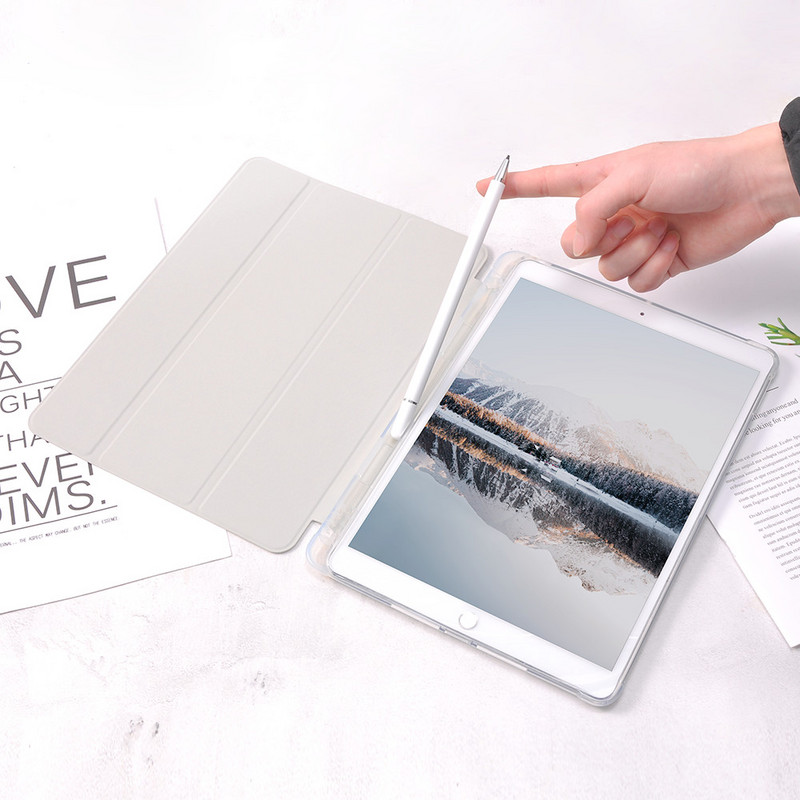 Tropical Flower Bud For Air 4 Silikonska maska za iPad Pro 2020 10.5 10.2 inča 8. generacije 7. 12.9 inča Automatic Wake Up Girl