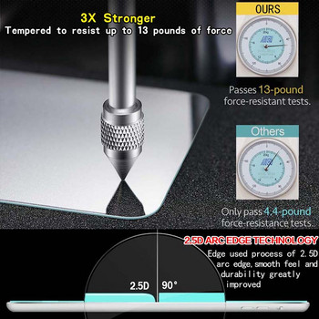 2 τεμάχια Tablet Tempered Glass Screen Protector Coll for Samsung Galaxy Tab 4 10.1 T530/T535/T533/T536 Αντιεκρηκτική οθόνη