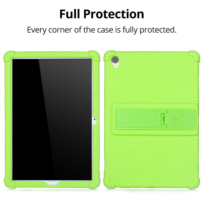 Huawei MediaPad T5 10 T3 9.6 M6 10.8 M5 Lite 10.1 MatePad Pro 10.4 T8 11 Kids ümbris Põrutuskindel pehmest silikoonist aluse kate