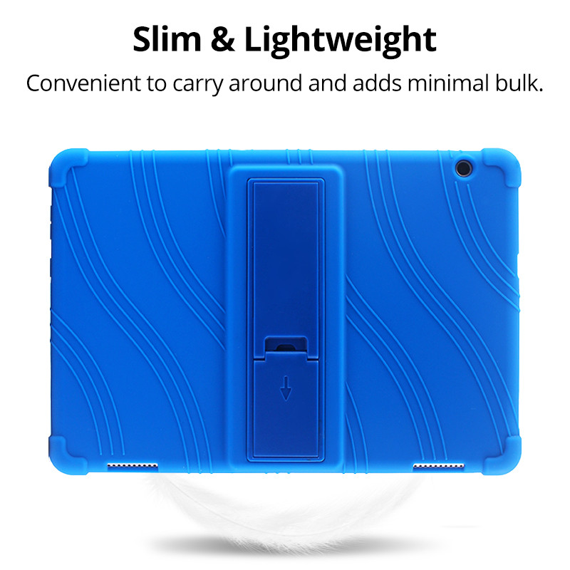 Huawei MediaPad T5 10 T3 9.6 M6 10.8 M5 Lite 10.1 MatePad Pro 10.4 T8 11 Kids ümbris Põrutuskindel pehmest silikoonist aluse kate