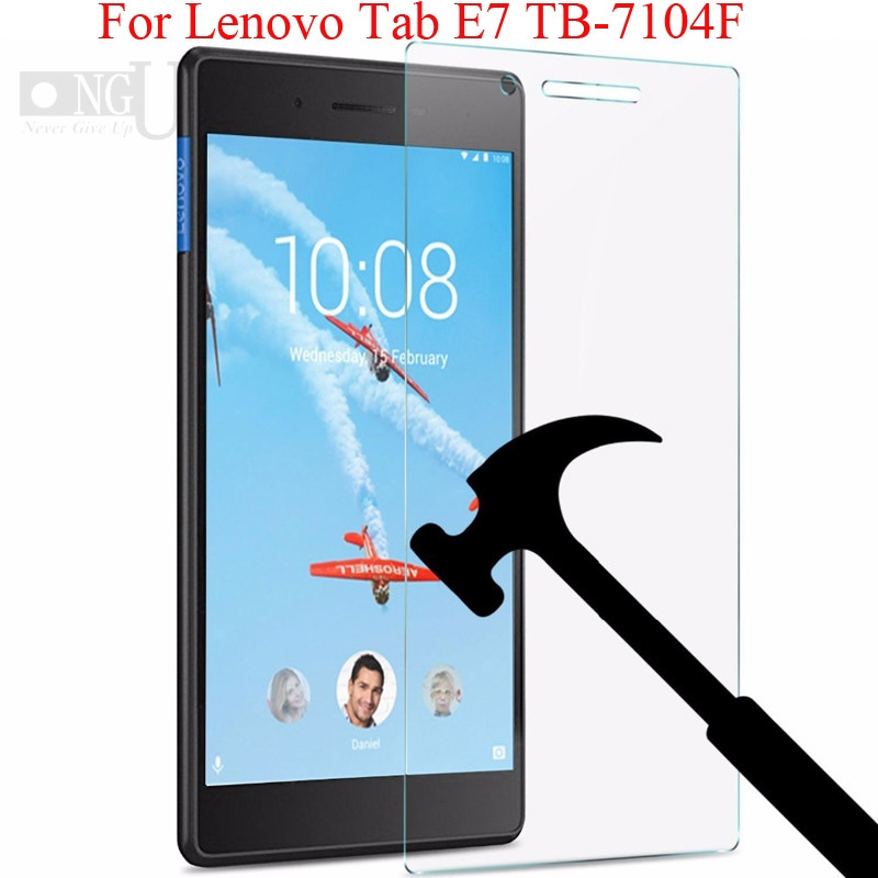 Edzett üveg Lenovo Tab E7 7.0 TB-7104F képernyővédő fólia TB-7104 7104 7,0 hüvelykes táblagép üvegfólia védőburkolatához 9H
