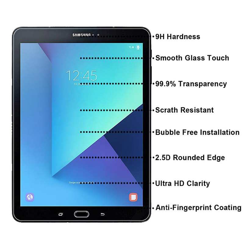 HD edzett üveg Samsung Galaxy Tab S3 T820 T825 9,7 hüvelykes táblagép képernyővédő fólia SM-T820 Glass 9H 2.5D készülékhez