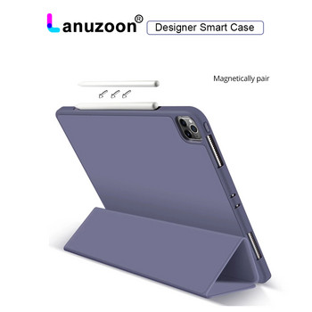 За iPad 10th 9th 6th 5th Generation Case Air 5 4 2 2022 Pro 11 2021 2020 2018 Mini 6 Smart Tri-fold Cover 9,7 10,2 10,9 инча