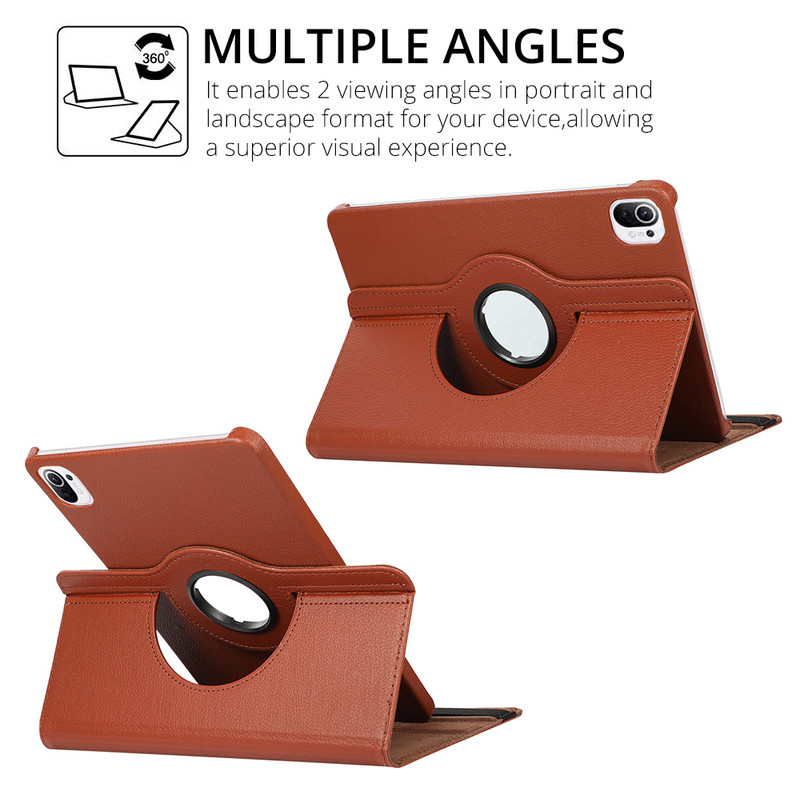 360 forgatható tok Xiaomi Pad 6 Mi Pad 5 6 Pro 11" Folio Flip Stand Cover PU bőr shell Tablet Funda for Xiaomi Pad 5 Case