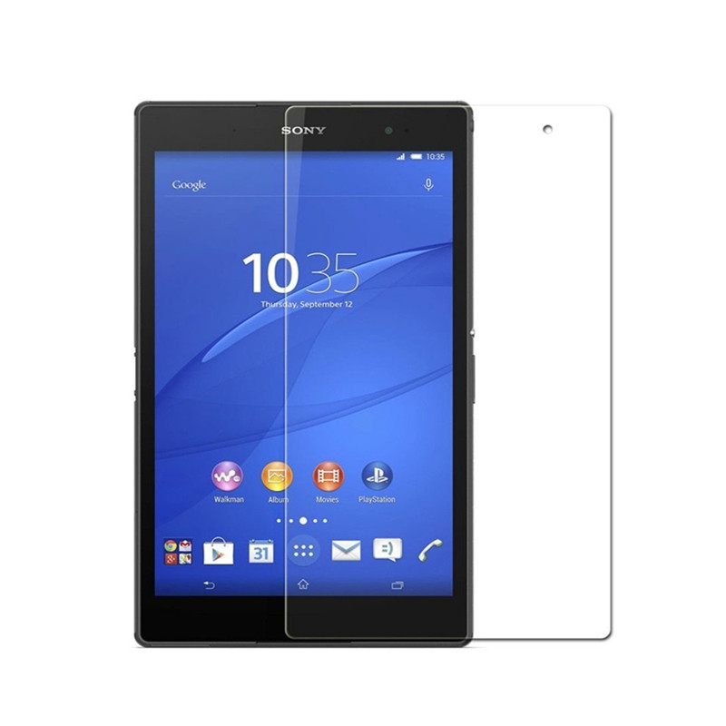 Skirta Sony Xperia Z2 Z4 planšetiniam kompiuteriui 10,1 colio grūdinto stiklo ekrano apsauginė plėvelė Z3 planšetiniam kompiuteriui, kompaktiška 8.0 be burbuliukų, skaidri apsauginė plėvelė