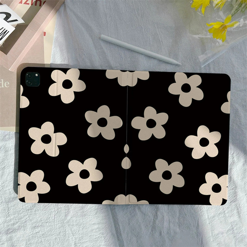 Husa pentru iPad Daisy Flowers pentru Apple Air 4 5 Husa iPad Pro 2020 pentru iPad 10.2 9 8 7th 12.9 Pro 2021 Mini 5 6 Husa cu suport stilou