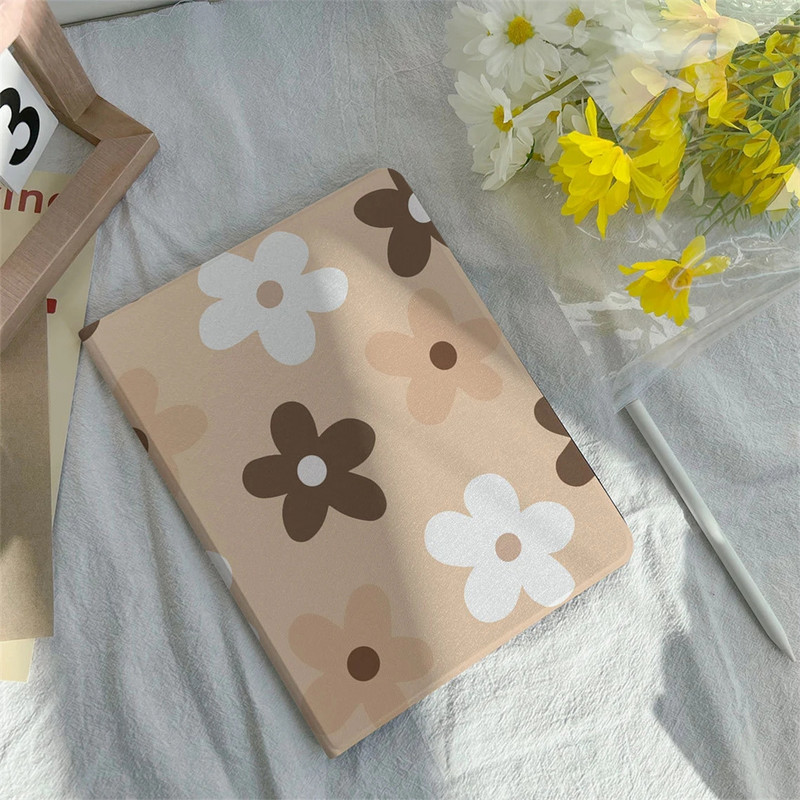 Husa pentru iPad Daisy Flowers pentru Apple Air 4 5 Husa iPad Pro 2020 pentru iPad 10.2 9 8 7th 12.9 Pro 2021 Mini 5 6 Husa cu suport stilou