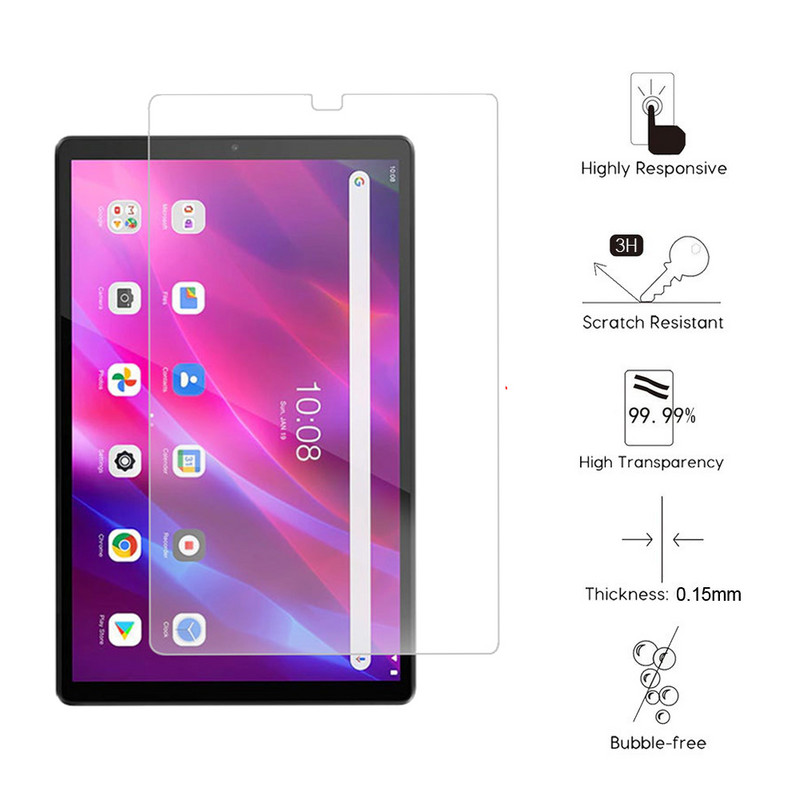 3 gab. Sprādziendroša PET plēve Lenovo Tab K10 TB-X6C6F X6C6X 10,3 collu 2021 Tab M10 Plus Tb-x606f Tb-x606x 10,3 collu 2020