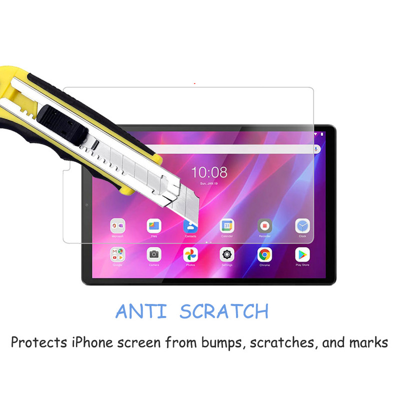 3 gab. Sprādziendroša PET plēve Lenovo Tab K10 TB-X6C6F X6C6X 10,3 collu 2021 Tab M10 Plus Tb-x606f Tb-x606x 10,3 collu 2020