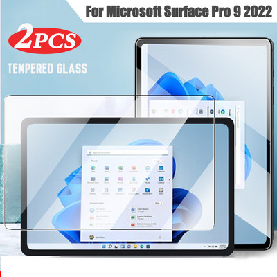 9H zaštitna folija od kaljenog stakla za Microsoft Surface Pro 9 5G 2022 pro9, zaštitna folija bez mjehurića protiv ogrebotina