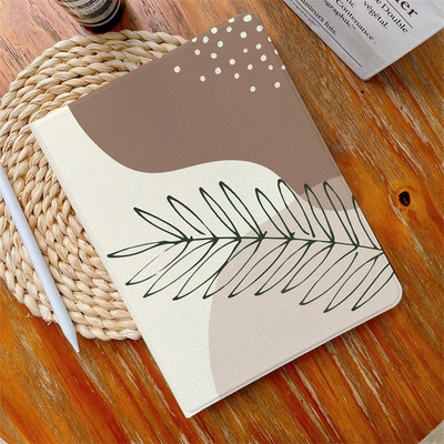 Abstract Flowers Leaves Esztétikus ipad tok Air 4 iPad Pro 2020 10.5 készülékhez ceruzatartóval 10.2 8 7. 12.9 2020 Mini 4 5 6 tok