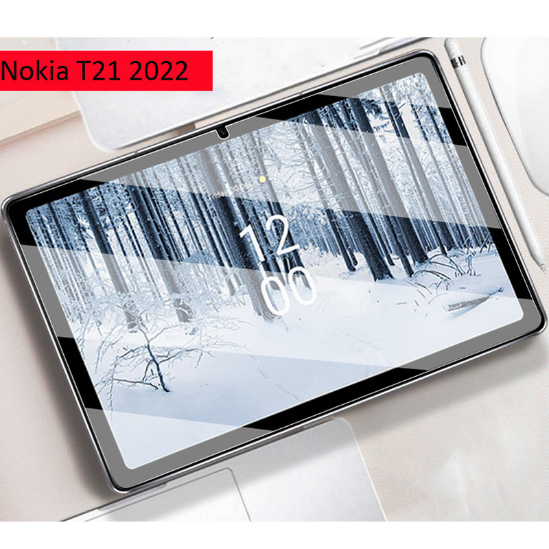 stiklo plėvelė Nokia T20 T21 T10 8.0 2022 grūdinto stiklo ekrano apsauginė plėvelė
