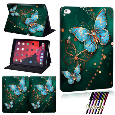 Planšetdatora futrālis Apple IPad 5. paaudzes/7. paaudzes/8. paaudzes Air 2/3/IPad 2/3/4/ IPad Mini 1/2/3/4/5/iPad Pro/1. paaudzes/2. paaudzes vāciņš+irbulis