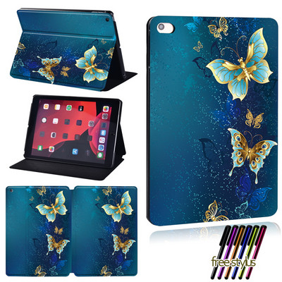 Planšetdatora futrālis Apple IPad 5. paaudzes/7. paaudzes/8. paaudzes Air 2/3/IPad 2/3/4/ IPad Mini 1/2/3/4/5/iPad Pro/1. paaudzes/2. paaudzes vāciņš+irbulis