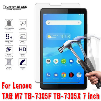 Edzett üveg képernyővédő fólia Lenovo Tab M10 Plus FHD 10,3 hüvelykes TB-X605F X505 buborékmentes átlátszó tablet védőfóliához