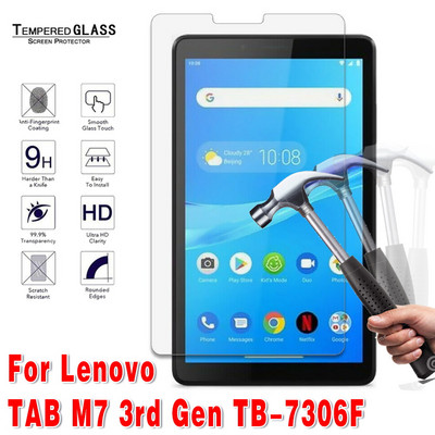 Edzett üveg képernyővédő fólia Lenovo Tab M10 Plus FHD 10,3 hüvelykes TB-X605F X505 buborékmentes átlátszó tablet védőfóliához