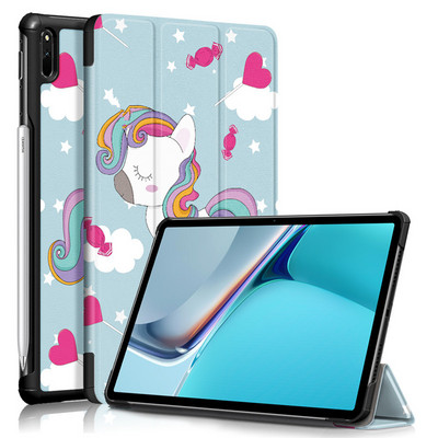 Samsung Tab A 8 2019 SM-T290 T295 dėklas Smart Leather skirtas Samsung Galaxy Tab A7 Lite 8.7 SM-T220 SM-T225 planšetinio kompiuterio stovo dėklas