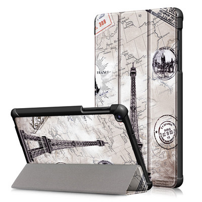 Samsung Tab A 8 2019 SM-T290 T295 dėklas Smart Leather skirtas Samsung Galaxy Tab A7 Lite 8.7 SM-T220 SM-T225 planšetinio kompiuterio stovo dėklas