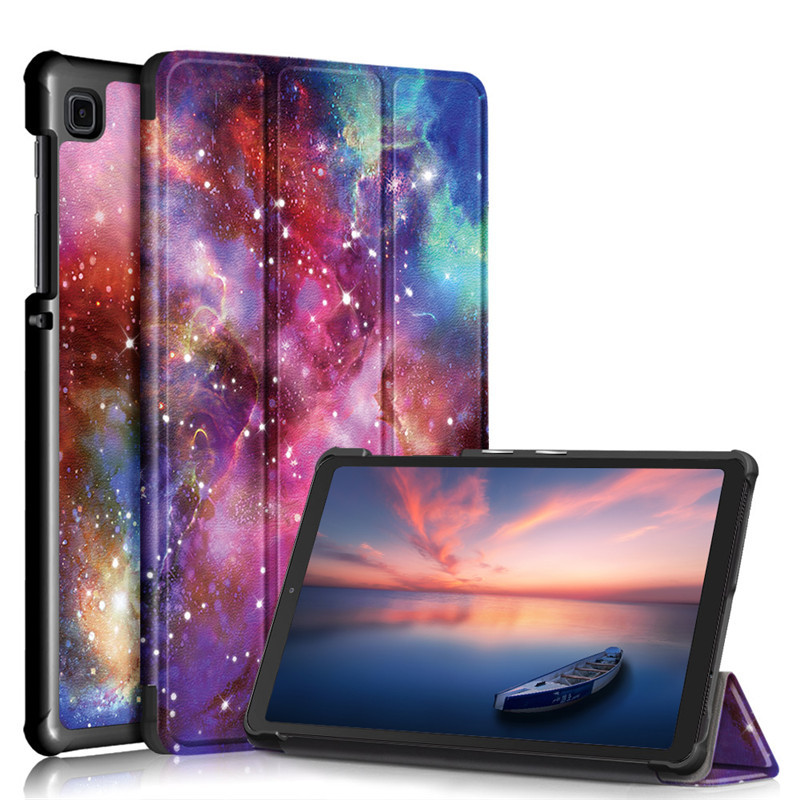 Samsung Tab A 8 2019 SM-T290 T295 dėklas Smart Leather skirtas Samsung Galaxy Tab A7 Lite 8.7 SM-T220 SM-T225 planšetinio kompiuterio stovo dėklas