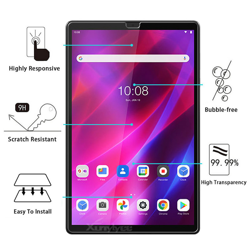 Képernyővédő fólia Lenovo Tab K10 10,3" tablet védőfólia edzett üveg Lenovo Tab K10 TB-X6C6F TB-X6C6X TB-X6C6NBF készülékhez