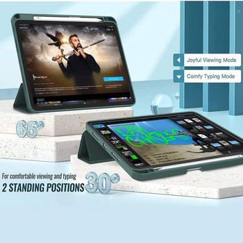 Θήκη tablet με υποδοχή στυλό για iPad mini 6 For Air 4 Air 5 Flip Smart Cover for iPad Pro 11 12,9 ιντσών iPad 7 8 9 Λειτουργία ύπνου