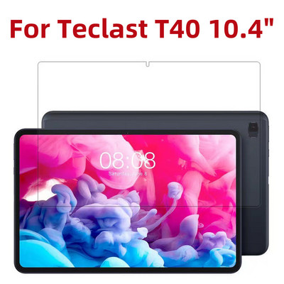 Planšetdatora ekrāna aizsargs, kas paredzēts Teclast T40 Plus Pro 10,4 collu, bez burbuļiem, skrāpējumiem izturīga HD caurspīdīga rūdīta stikla plēve