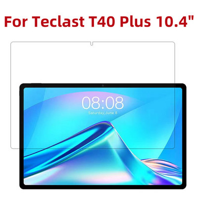 Planšetdatora ekrāna aizsargs, kas paredzēts Teclast T40 Plus Pro 10,4 collu, bez burbuļiem, skrāpējumiem izturīga HD caurspīdīga rūdīta stikla plēve
