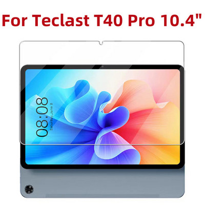 Planšetdatora ekrāna aizsargs, kas paredzēts Teclast T40 Plus Pro 10,4 collu, bez burbuļiem, skrāpējumiem izturīga HD caurspīdīga rūdīta stikla plēve